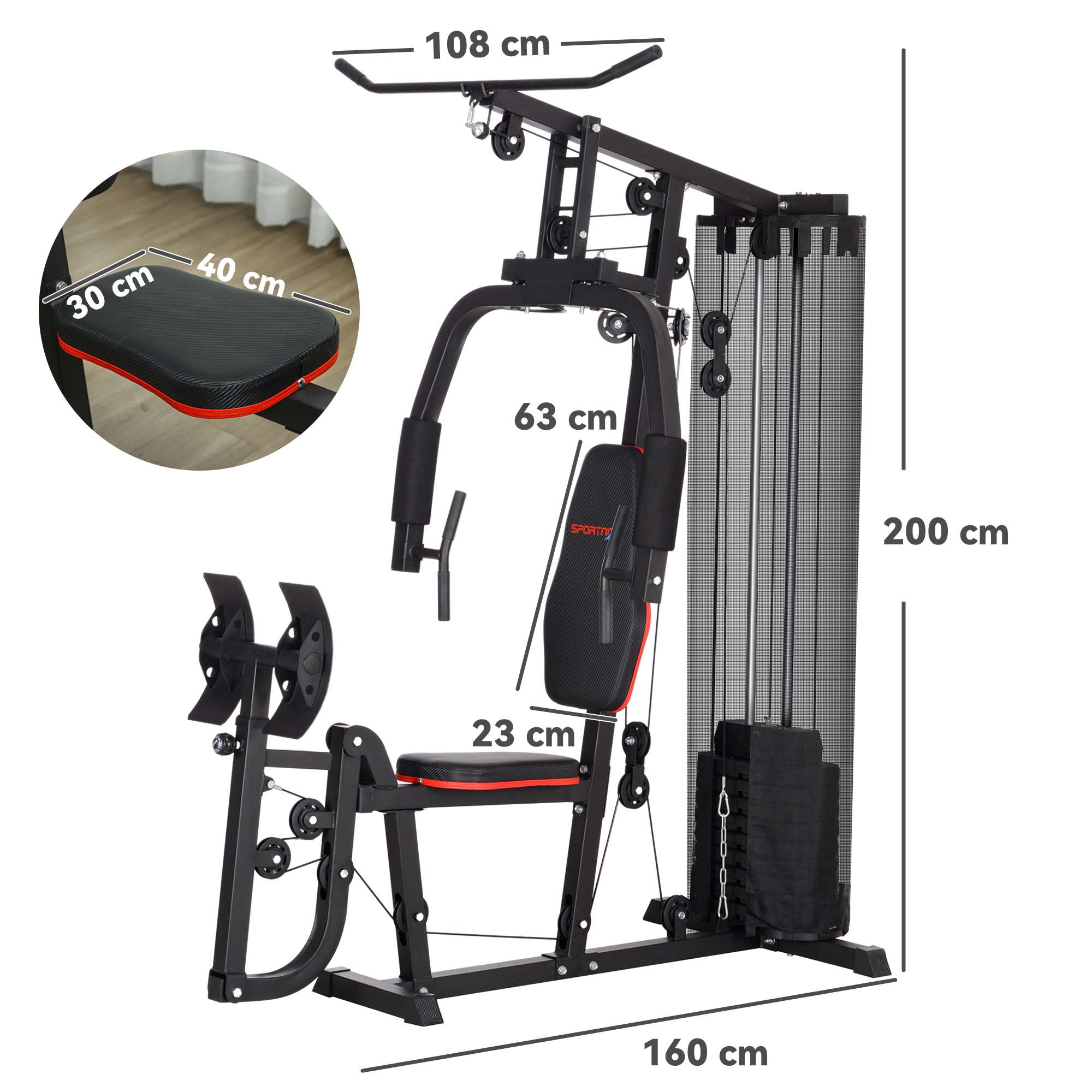 SPORTNOW Home Gym Machine Multi SPORTNOW Home Gym Machine Multi