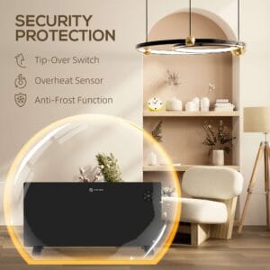 Homcom 2000W Electric Convector Heater