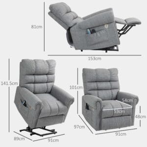 Homcom Power Lift Recliner Chair