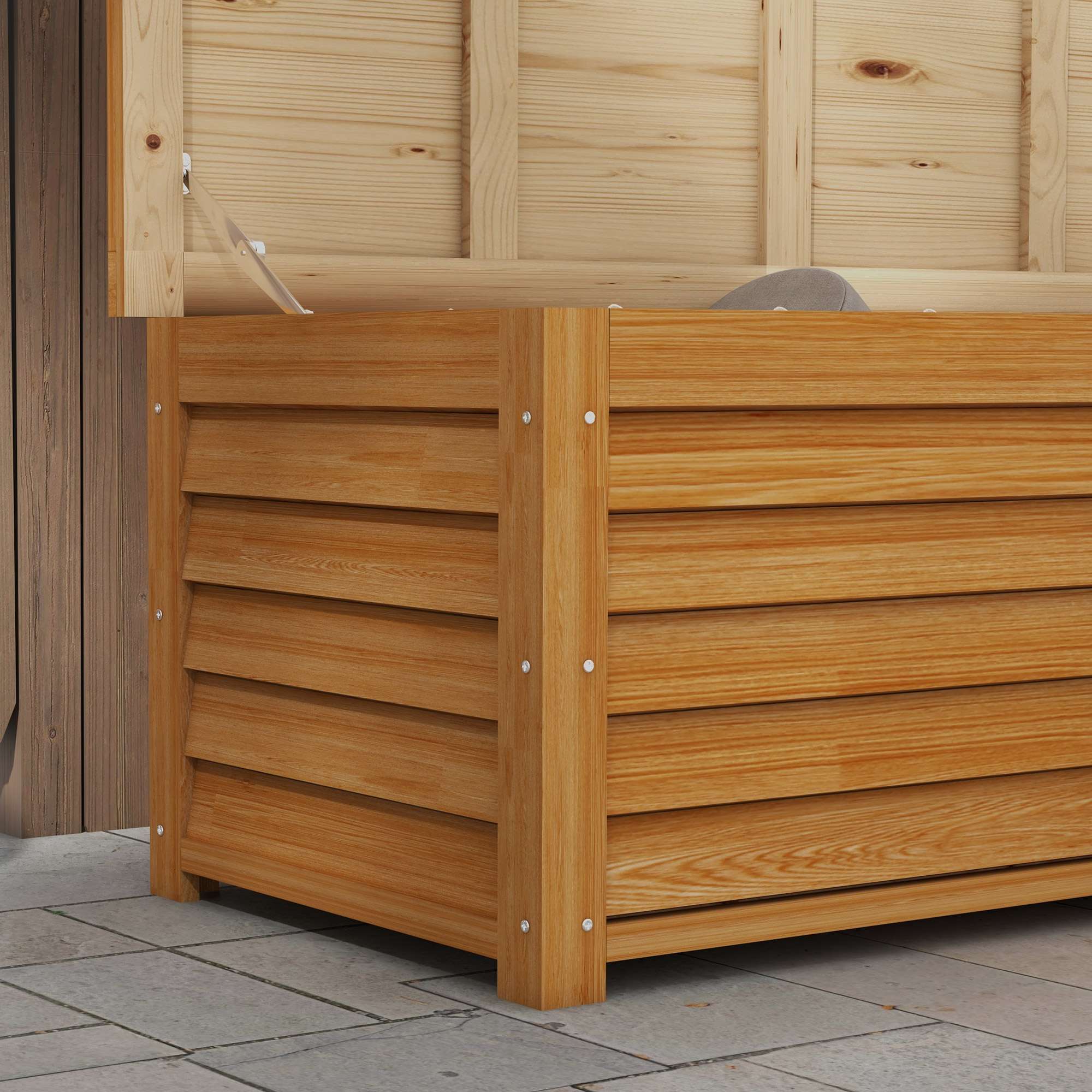 Outsunny Outdoor Storage Box 292L Outsunny Outdoor Storage Box 292L