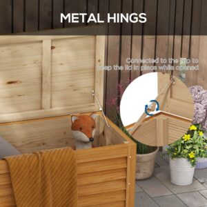 Outsunny Outdoor Storage Box 292L Outsunny Outdoor Storage Box 292L