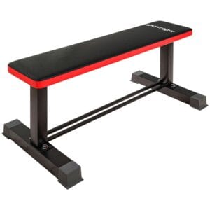Sportnow Flat Weight Bench w/ Rack
