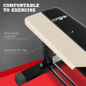 Sportnow Flat Weight Bench w/ Rack
