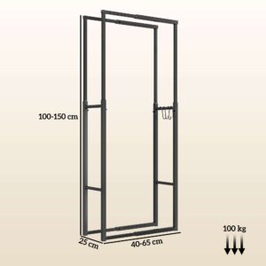 Outsunny Firewood Log Holder Metal Outsunny Firewood Log Holder Metal