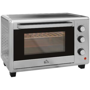 Homcom 30L Mini Oven 1600W Silver