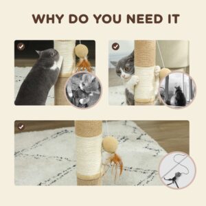 PawHut 47cm Cat Scratching Post