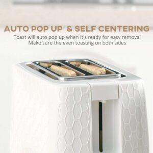 Homcom Kettle & Toaster Set 1.7L/2 Slice