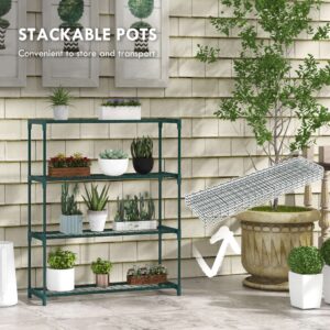 Outsunny Plant Stand 4-Tier