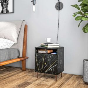 Homcom Bedside Table w/ Drawer
