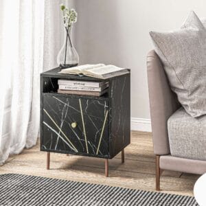 Homcom Bedside Table w/ Drawer