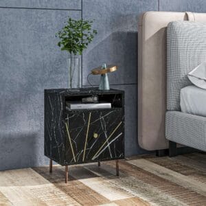 Homcom Bedside Table w/ Drawer