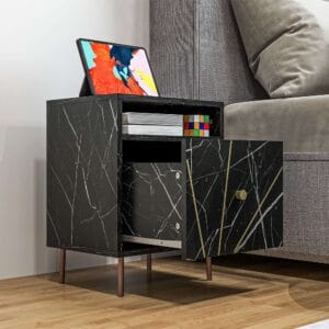 Homcom Bedside Table w/ Drawer