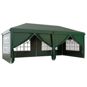 Outsunny 3 x 6m Pop Up Gazebo Green