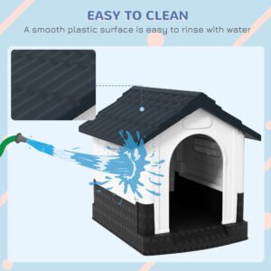 PawHut Dog Kennel for Outside Grey