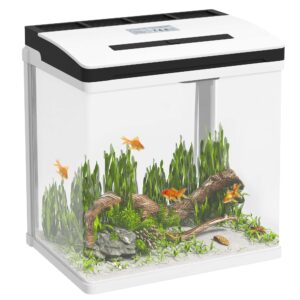 PawHut Aquarium 13L Glass Tank with Filter PawHut Aquarium 13L Glass Tank w/ Filter