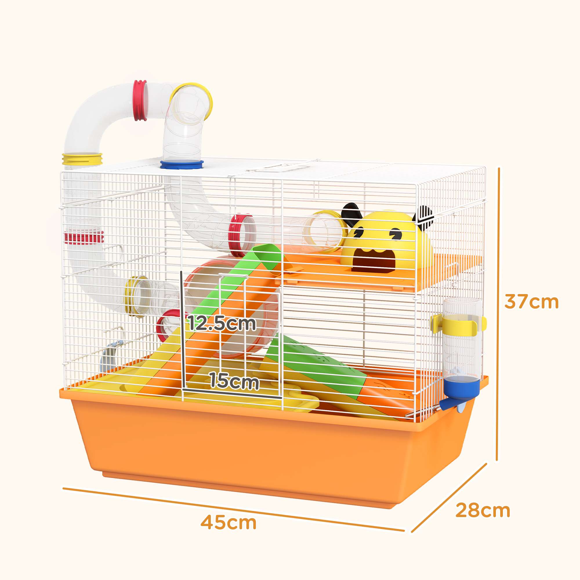 PawHut Hamster Cage 3 Tiers PawHut Hamster Cage 3 Tiers