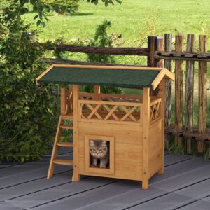 PawHut Outdoor Cat House PawHut Outdoor Cat House