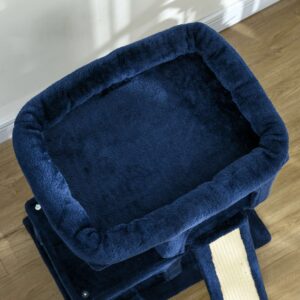 PawHut Cat Activity Tree Navy Blue