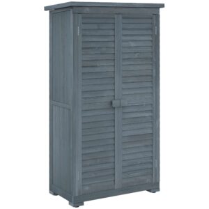 Outsunny Wooden Garden Storage Shed Outsunny Wooden Garden Storage Shed