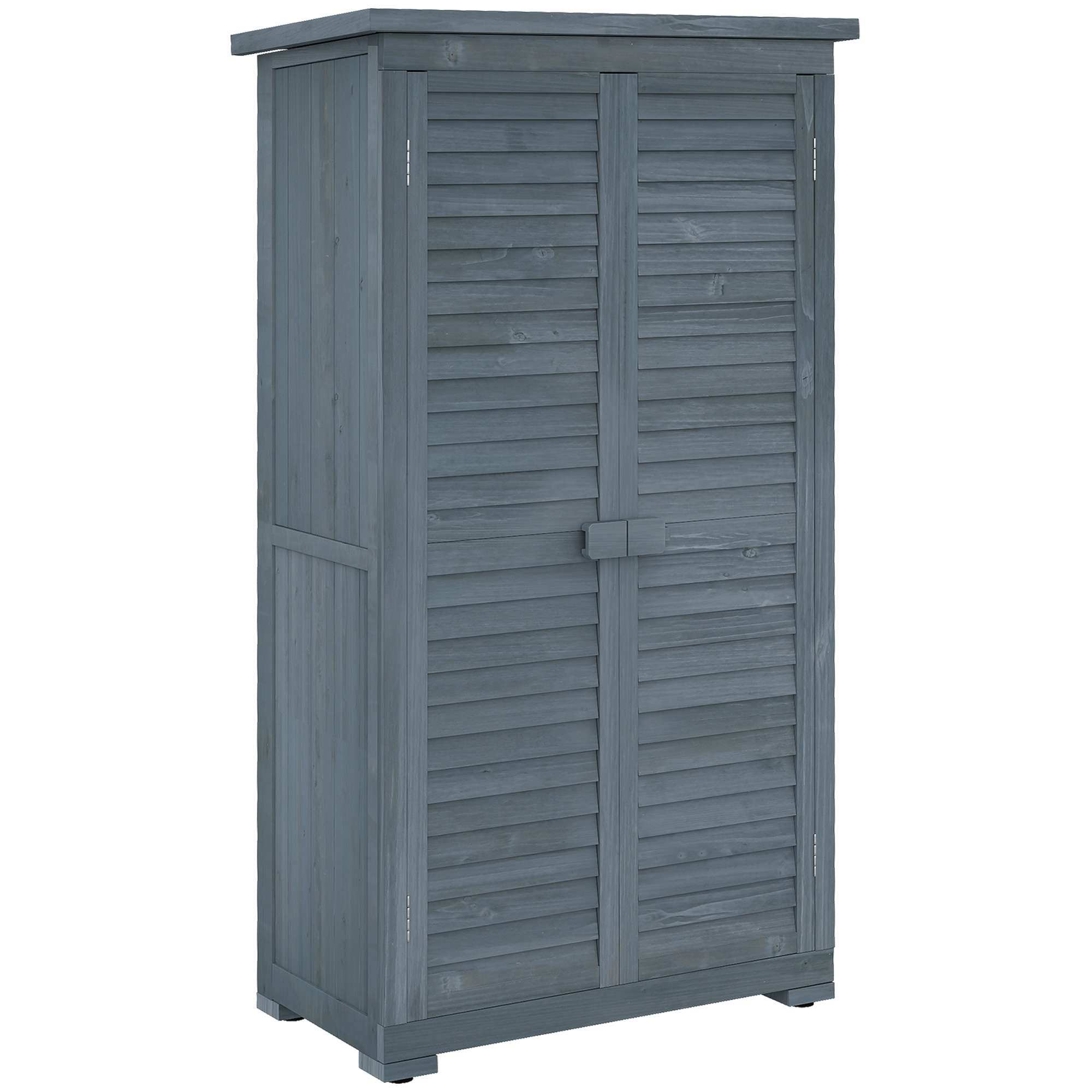Outsunny Wooden Garden Storage Shed Outsunny Wooden Garden Storage Shed