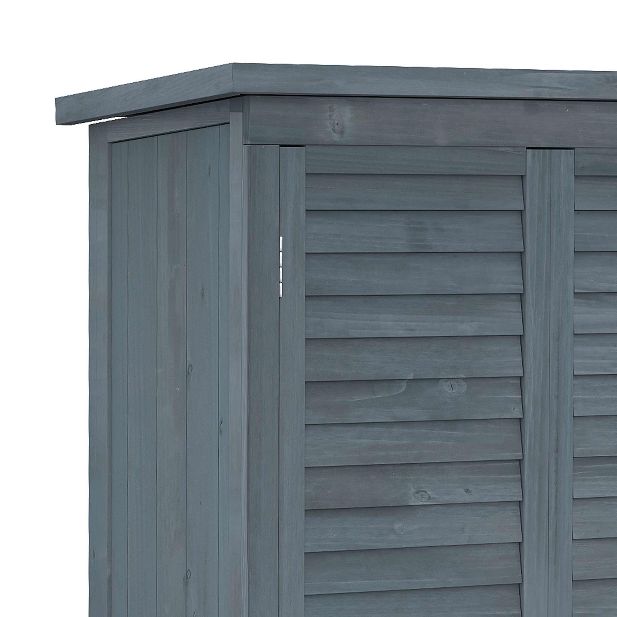 Outsunny Wooden Garden Storage Shed Outsunny Wooden Garden Storage Shed