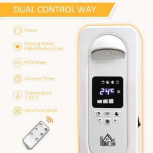 Homcom 1500W Oil Filled Radiator