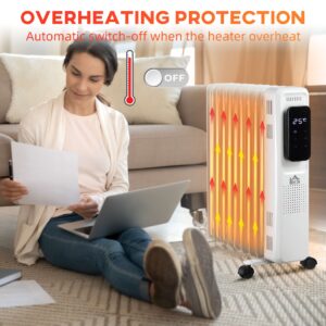 Homcom 2180W Oil Filled Radiator