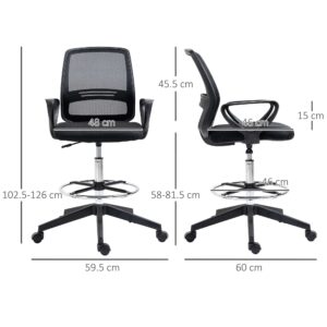Vinsetto Drafting Office Chair