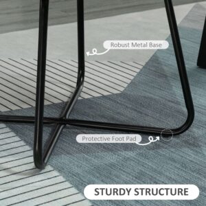 Homcom Accent Armchair Metal Base