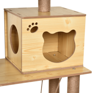 Pawhut 130cm Cat Tree Multi-Level