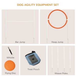 PawHut Dog Agility Equipment Set