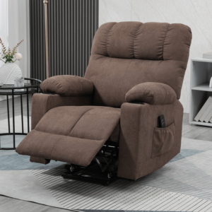 Homcom Riser and Recliner Chair Brown