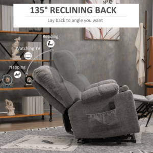 Homcom Riser and Recliner Chair Grey
