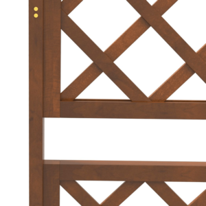 Outsunny Wooden Trellis Planter Orange