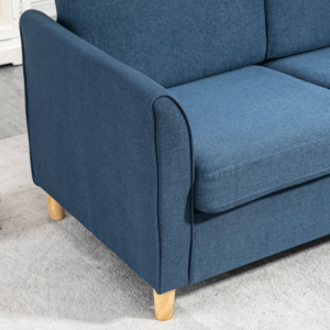 HOMCOM Double Seat Sofa Blue