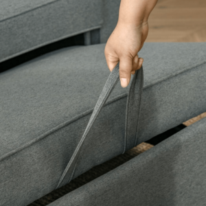 Homcom 2 Seater Sofa Bed Grey