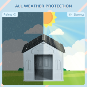PawHut Weather Resistant Dog House PawHut Weather Resistant Dog House