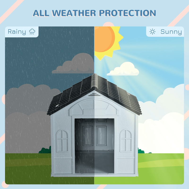 PawHut Weather Resistant Dog House PawHut Weather Resistant Dog House