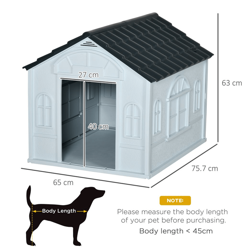 PawHut Weather Resistant Dog House PawHut Weather Resistant Dog House