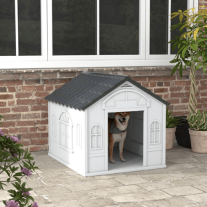 PawHut Weather-Resistant Dog House