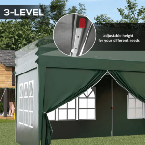Outsunny 3 x 6m Pop Up Gazebo Green