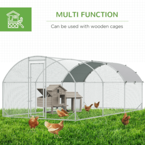 PawHut Walk-In Chicken Coop