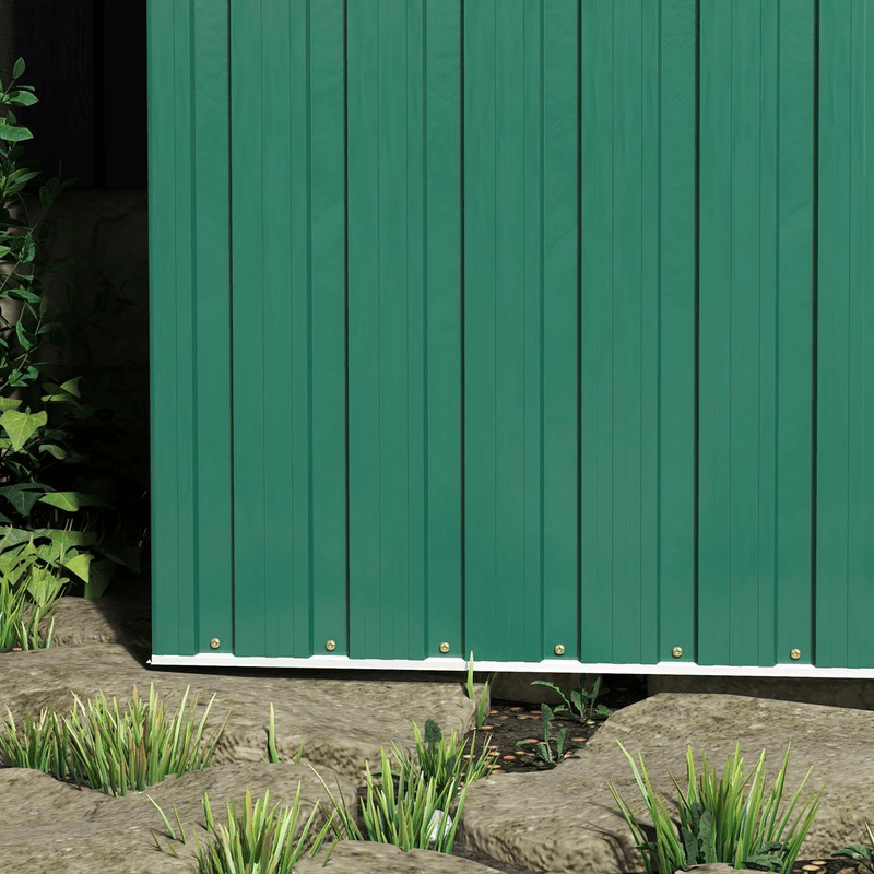 Outsunny 5 x 3ft Garden Storage Shed Green Outsunny 5 x 3ft Garden Storage Shed Green