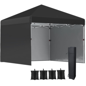 Outsunny 3 x 3m Pop Up Gazebo Black