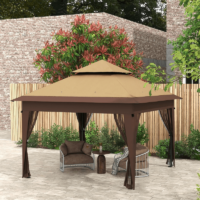 Outsunny 3 x 3m Pop Up Gazebo Khaki