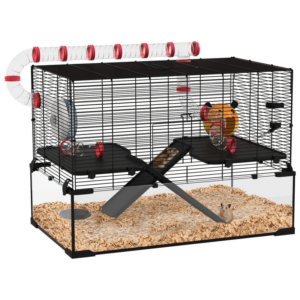 PawHut Hamster Cage with Tunnels PawHut Hamster Cage with Tunnels
