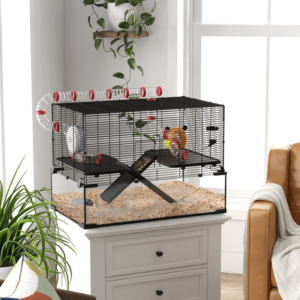 PawHut Hamster Cage with Tunnels