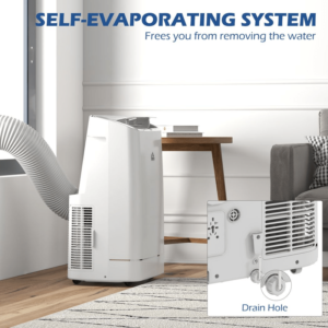 Homcom 14,000 BTU Mobile Air Conditioner