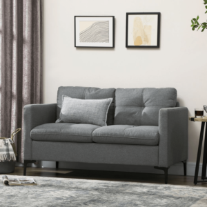 HOMCOM Modern Loveseat Sofa