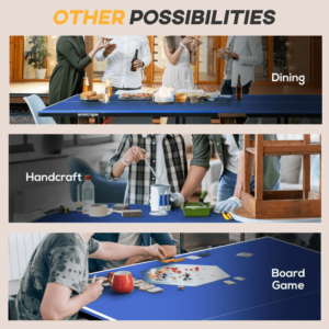 Sportnow 9ft Foldable Table Tennis Table